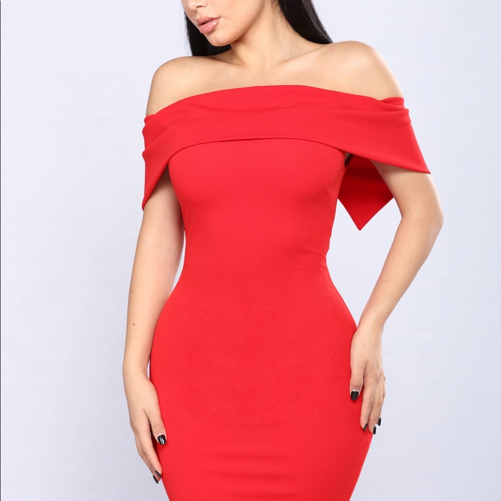 Red Maxi dress